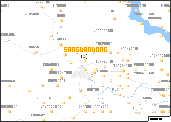map of Sangdan-dong