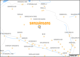 map of Sangdan-dong