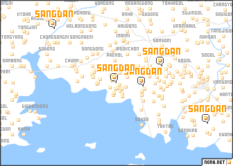 map of Sangdan