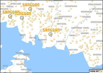 map of Sangdan