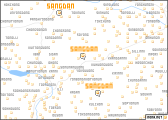 map of Sangdan