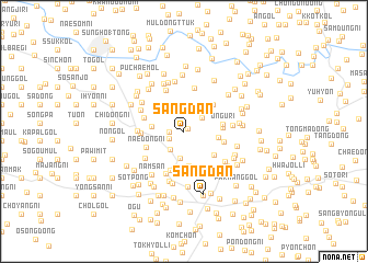 map of Sangdan