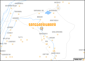 map of Sangdarai Ubara