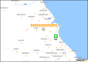 map of Sangdomun-dong