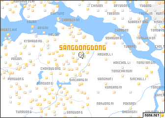 map of Sangdong-dong