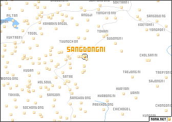 map of Sangdŏng-ni