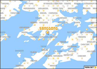map of Sang-dong