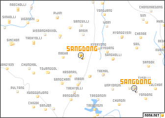 map of Sang-dong