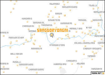 map of Sangdoryŏng-ni