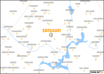 map of Sangdu-ri