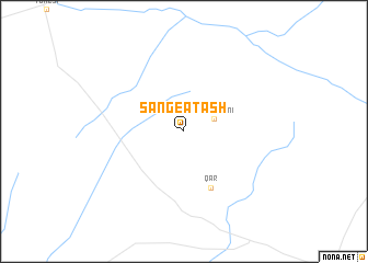 map of Sang-e Ātash