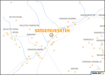 map of Sang-e Neveshteh