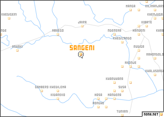 map of Sangeni