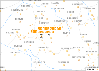 map of San Gerardo