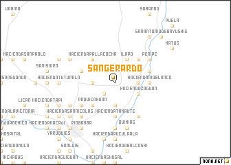 map of San Gerardo