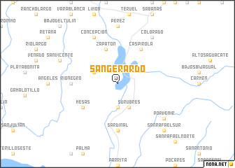 map of San Gerardo