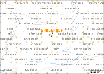 map of Sangerhof