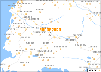 map of San German