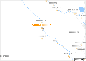 map of San Geronimo