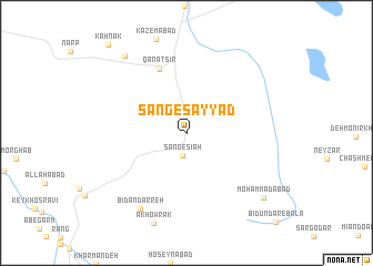map of Sang-e Şayyād