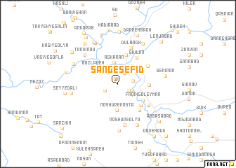 map of Sang-e Sefīd