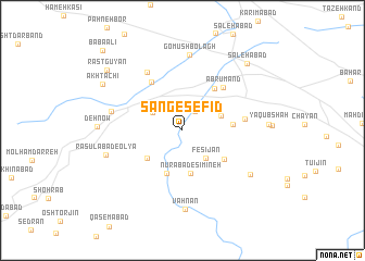 map of Sang-e Sefīd