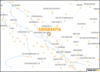 map of Sang-e Sefīd