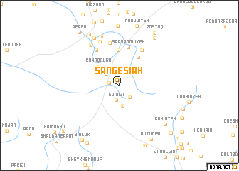 map of Sang-e Sīāh