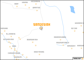 map of Sang-e Sīāh