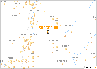 map of Sang-e Sīāh