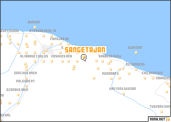 map of Sang-e Tajan