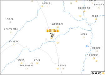 map of Sange