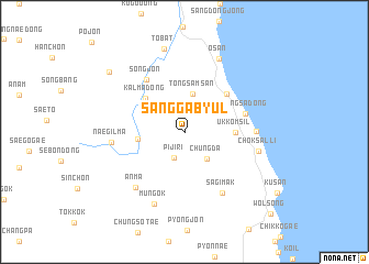 map of Sanggabyul