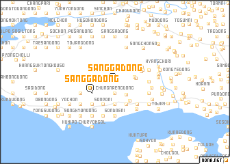 map of Sangga-dong