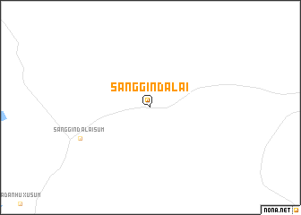 map of Sanggin Dalai