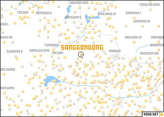 map of Sanggŏm-dong