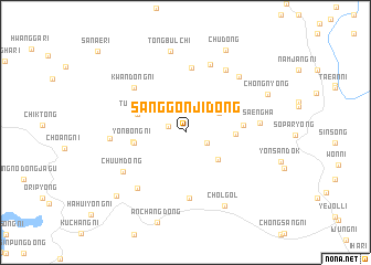 map of Sanggonji-dong