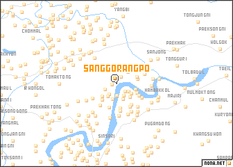 map of Sanggorangp\