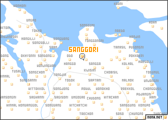 map of Sanggŏ-ri