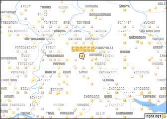 map of Sanggo