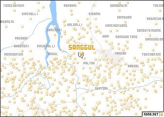 map of Sanggul