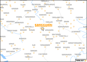 map of Sanggŭm-ni