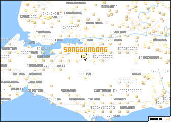 map of Sanggŭn-dong