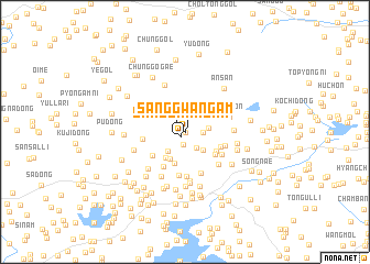 map of Sanggwangam