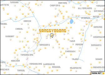 map of Sanggyo-dong