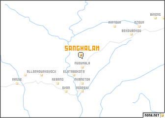 map of Sanghalam