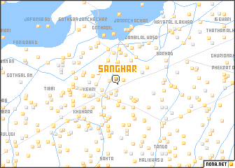 map of Sanghar