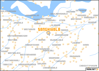 map of Sānghīwāla