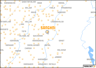 map of Sanghni