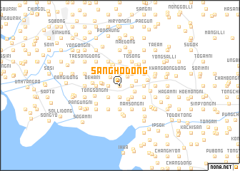 map of Sangho-dong